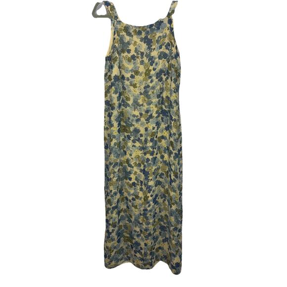 Eddie Bauer Sleeveless Floral Maxi Tank Dress Sz 8 Boho, Cottagecore - Picture 1 of 9